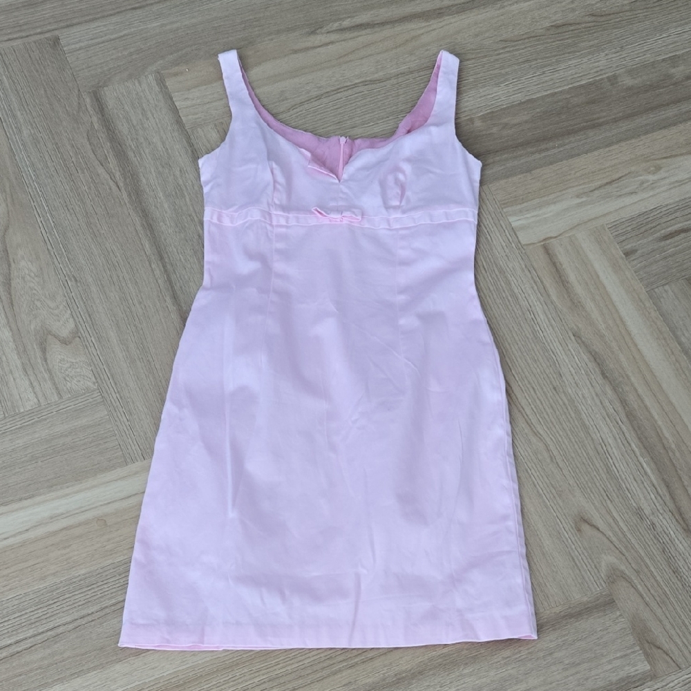 Pink Rose Light Pink Sleeveless Shift Dress Small